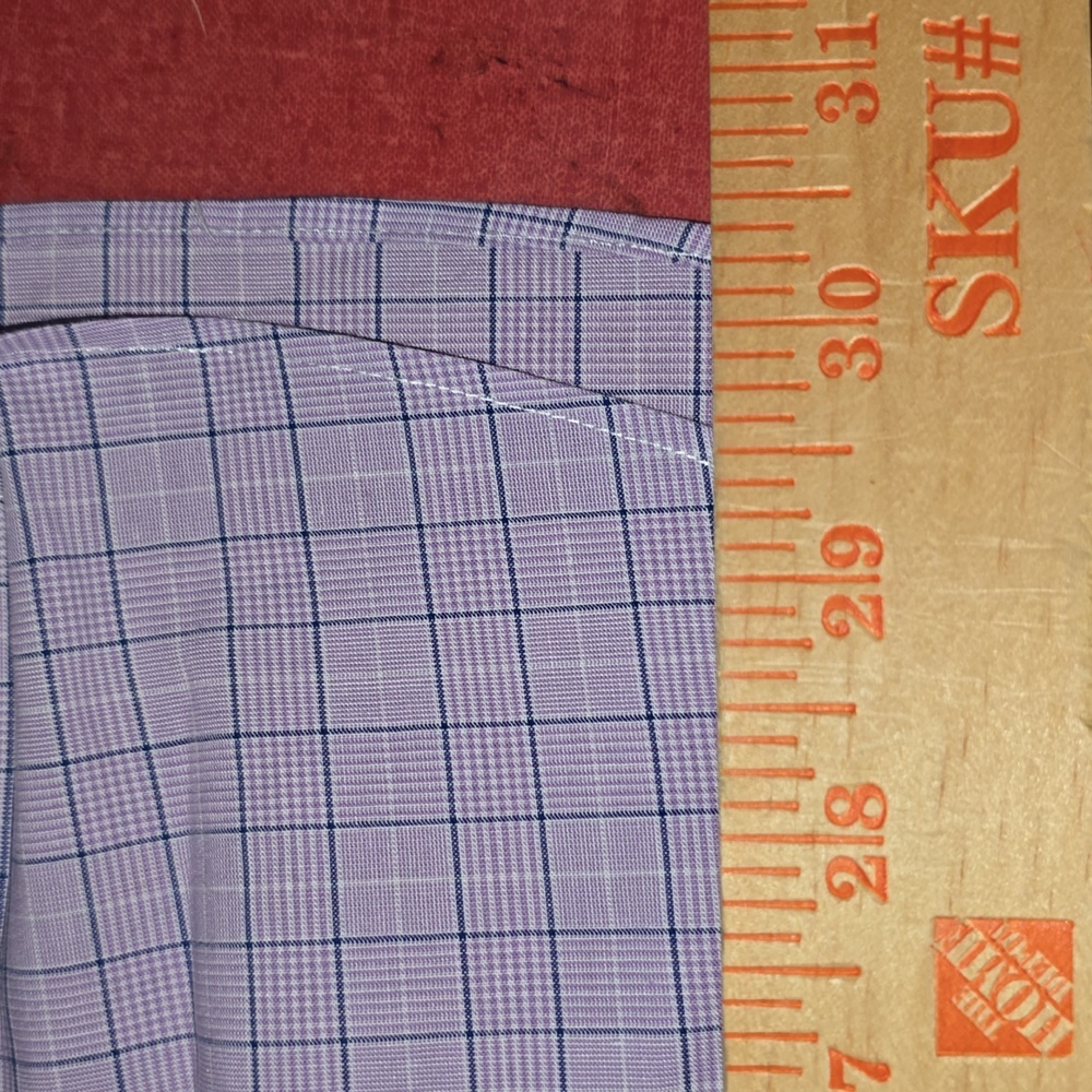 Lauren Ralph Lauren Long Sleeve Button Up Purple Gingham Check Shirt Men 16 34/5 - Picture 8 of 10